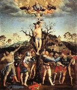 Girolamo Genga The Martyrdom of St.Sebastian oil on canvas